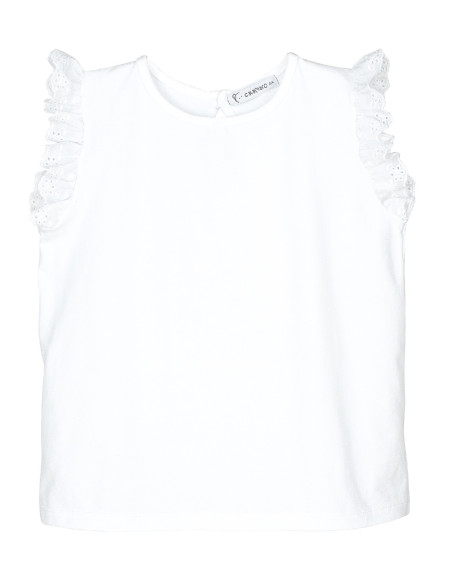 CAMISETA MANGA VOLANTE