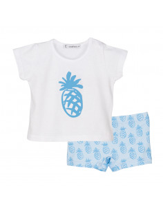 CONJ. BAÑO PIÑA AZUL