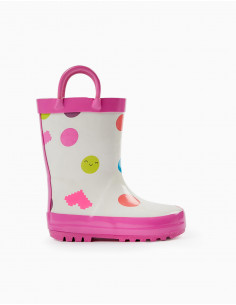 BOTA DE GOMA MULTICOLOR