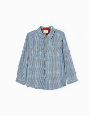 CAMISA RAYAS JEANS