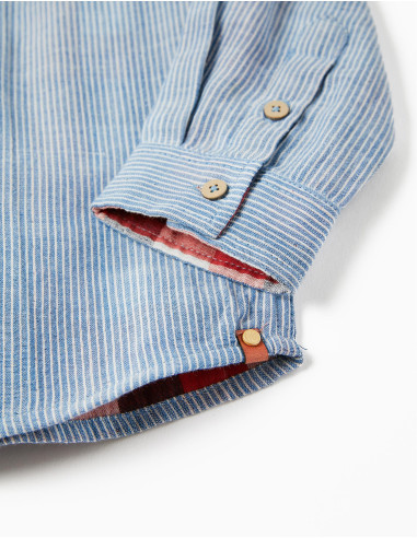 CAMISA RAYAS JEANS