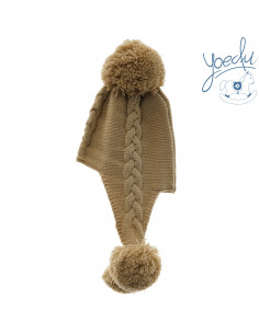 GORRO OCHOS 3 POMPONES