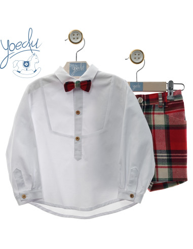 TRAJE NIÑO PANTALÓN BERMUDA "NOEL"