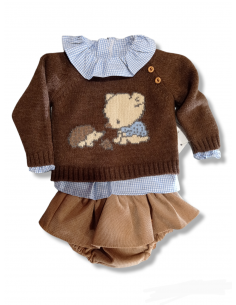 CONJUNTO BABY 3 PIEZAS NIÑA...