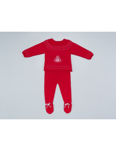 CONJUNTO POLAINA ABETO NAVIDAD