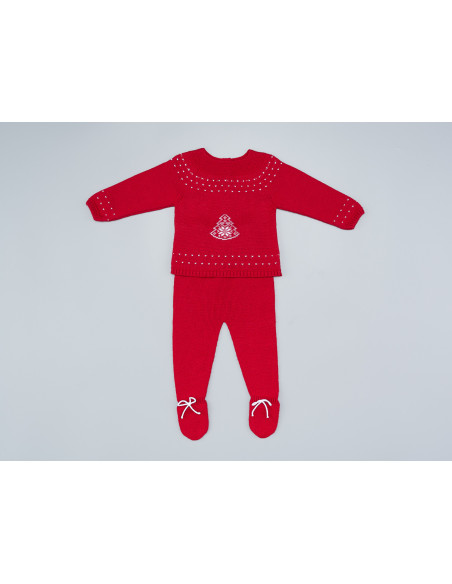 CONJUNTO POLAINA ABETO NAVIDAD