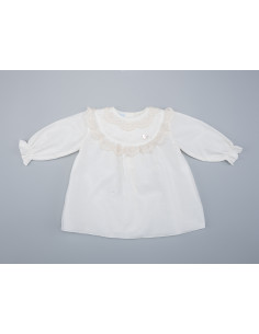 VESTIDO BAUTIZO CON CAPOTA