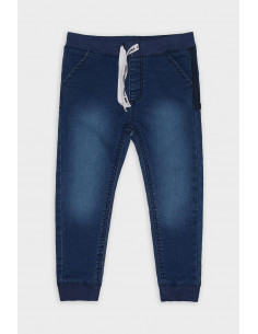 PANTALÓN VAQUERO CON ELÁSTICOS
