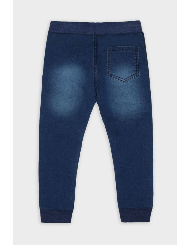 PANTALÓN VAQUERO CON ELÁSTICOS