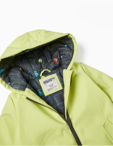 PARKA ENGOMADA VERDE LIMA MARCIANITOS