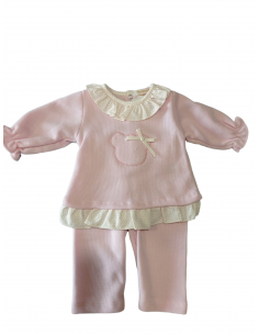 CONJUNTO LARGO ALGODÓN OSITO