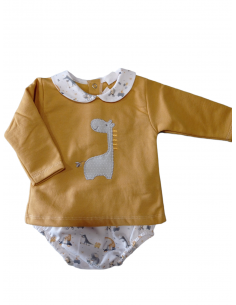 CONJUNTO RANITA MOSTAZA