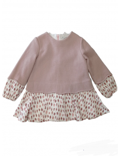 VESTIDO ONDAS "HOJITAS...