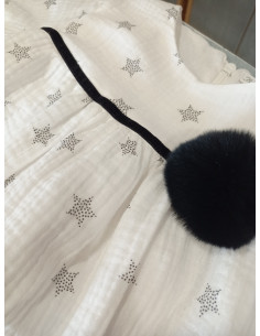 VESTIDO MUSELINA ESTRELLAS