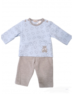 CONJUNTO ALGODÓN OSITO