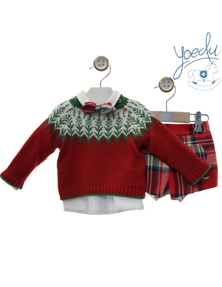 CONJUNTO BEBÉ 3 PIEZAS "NOEL"