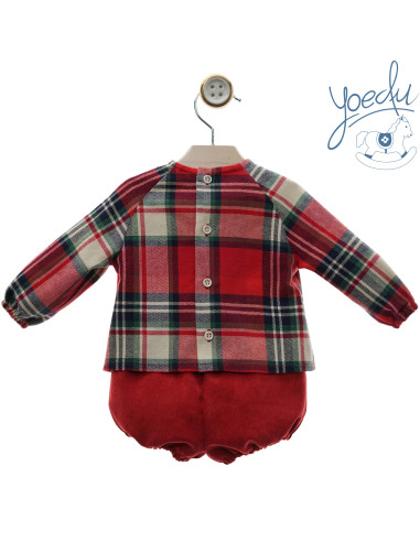 CONJUNTO RANITA CUADRO ESCOCES