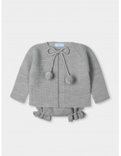 CONJUNTO CHAQUETA POMPÓN Y...