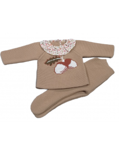 CONJUNTO POLAINA "CASTAÑA"