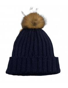 GORRO POMPÓN PELO