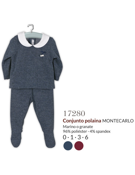 CONJUNTO JUBÓN Y POLAINA MONTECARLO