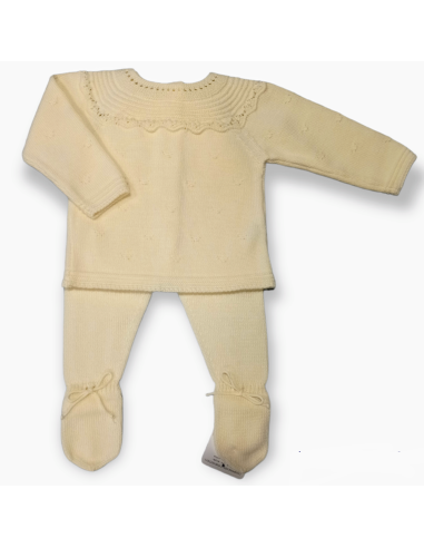 CONJUNTO POLAINA PUNTO FINO