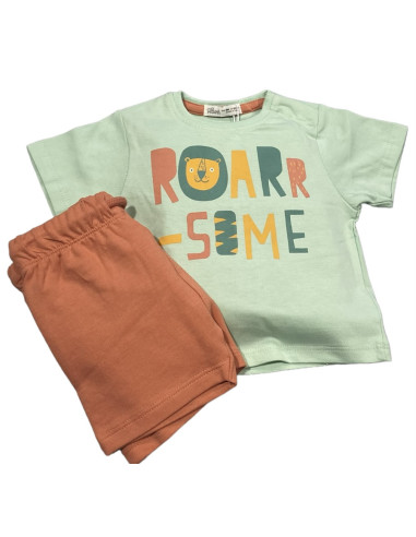 Conjunto camiseta y pantalón "Roarr-some"