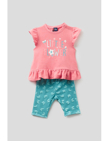 CONJUNTO LEGGING Y CAMISETA "Little flowe"