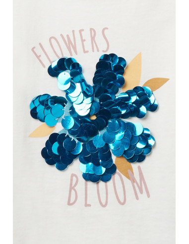 CONJUNTO CAMISETA Y SHORT "Flowers boom"