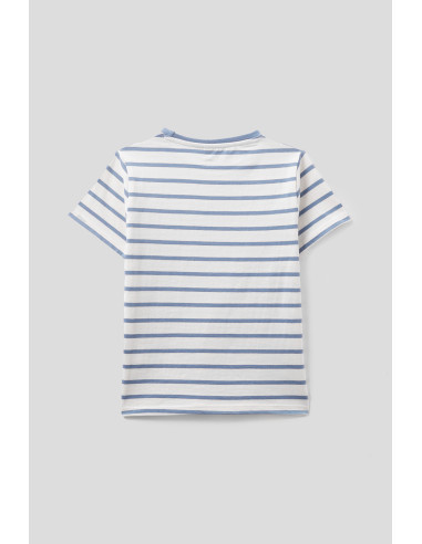 CAMISETA RAYAS CON BOLSILLO
