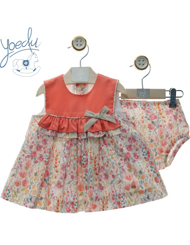 VESTIDO BEBÉ CON BRAGUITA "MAYA"