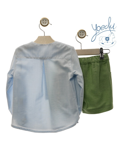CONJUO CAMISA Y BERMUDA "Olivia"