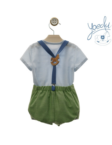 CONJUNTO BEBÉ TIRANTES "Olivia"