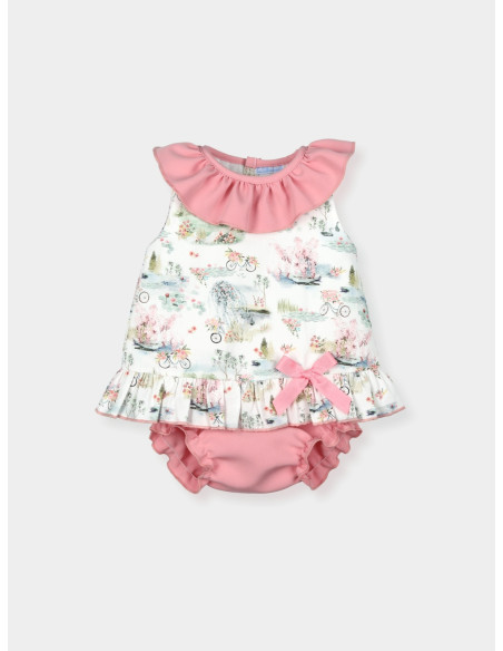 JESUSIN ESTAMPADO Y CULOTTE "GAZANIA"
