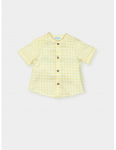 CAMISA M/C VICHY "MANZANILLA"