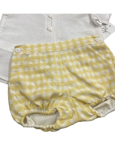 CONJUNTO CAMISA Y BOMBACHO DE CUADROS