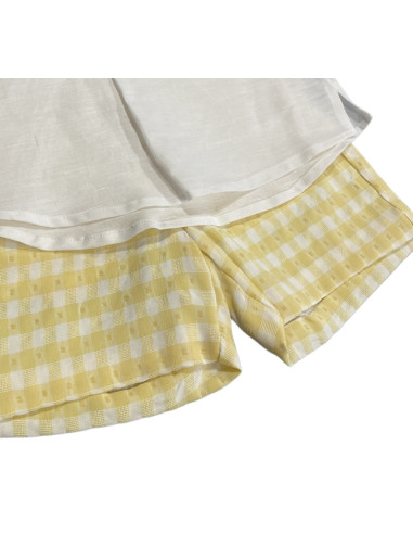 CONJUNTO CAMISA Y PANTALÓN DE CUADROS