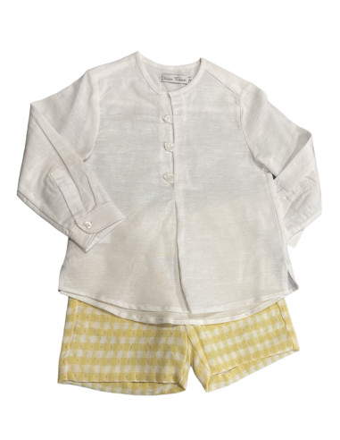 CONJUNTO CAMISA Y PANTALÓN DE CUADROS