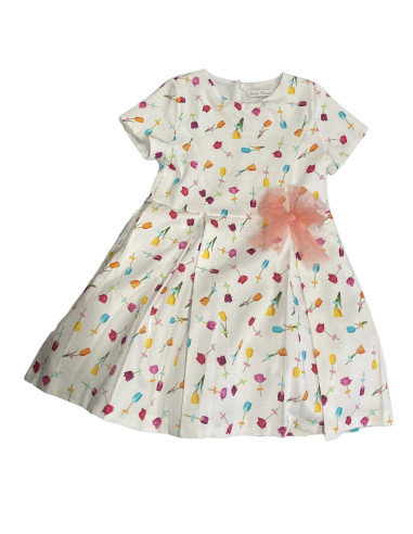 VESTIDO TABLAS TULIPANES