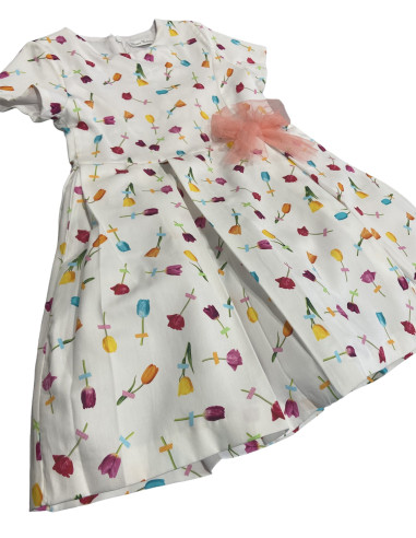 VESTIDO TABLAS TULIPANES