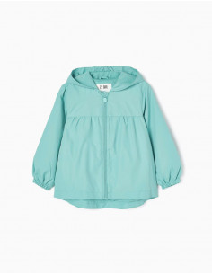 CHAQUETA CORTAVIENTO VERDE...