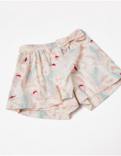 FALDA-PANTALÓN DE ALGODÓN...