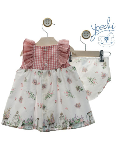 VESTIDO BEBÉ CON BRAGUITA "JULIA"