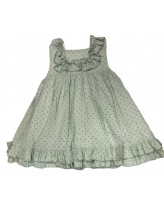 VESTIDO VERDE PLUMETI