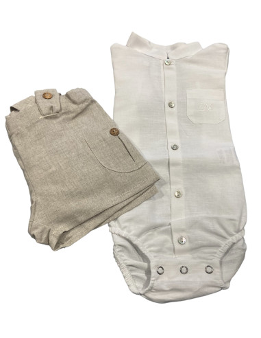 PETO CON CAMISA LINO