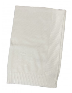 TOQUILLA BLANCA CON TRÉBOLES