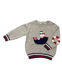 JERSEY GRIS "BARCO"
