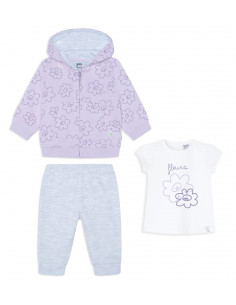 CHÁNDAL 3 PIEZAS "FLOURS"