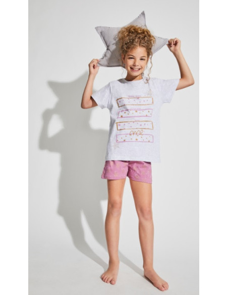 PIJAMA CORTO "SHINE, SHINE LITTLE STAR WITH ME"