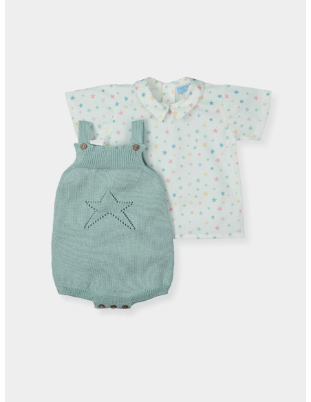 PETO PUNTO + BLUSA "ANÍS DE ESTRELLA"